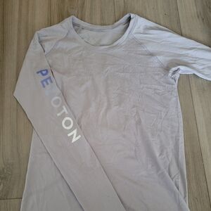 Peloton x Lululemon Women M Long Sleeve Tech Shirt